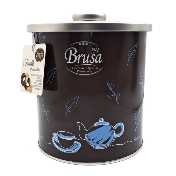 Torcetti al cioccolato biscottiera