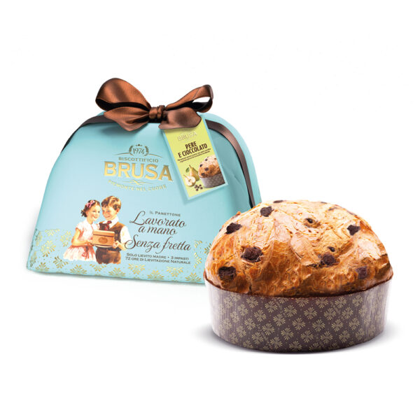 Panettone pere e cioccolato