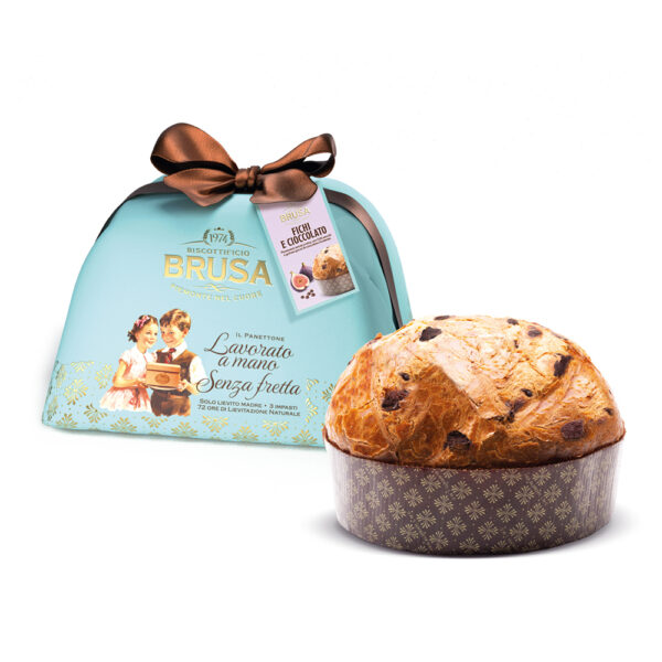 Panettone fichi e cioccolato